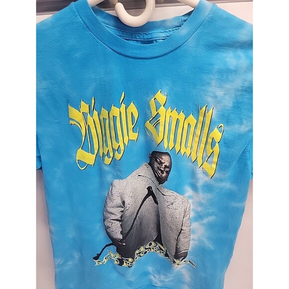 Notorious BIG T Shirt Mens Small Blue Tie Dye Mo Money Mo Problems Hot Topic New - Picture 4 of 8